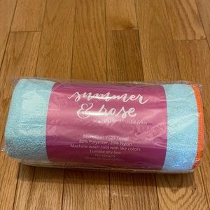 Summer & Rose yoga mat towel new in package
